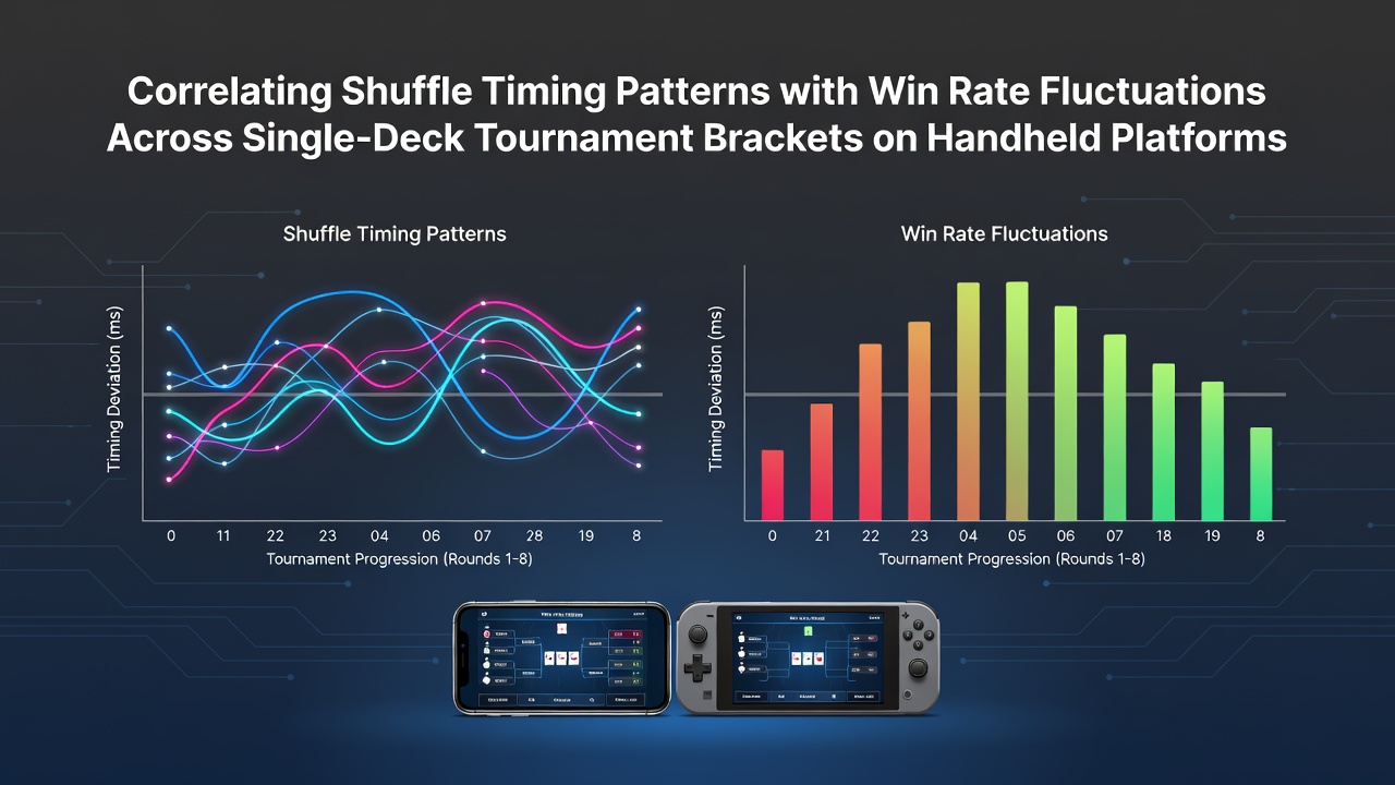 Analyse van schudtiming patronen en winrate fluctuaties in single-deck blackjack toernooien op mobiele apparaten