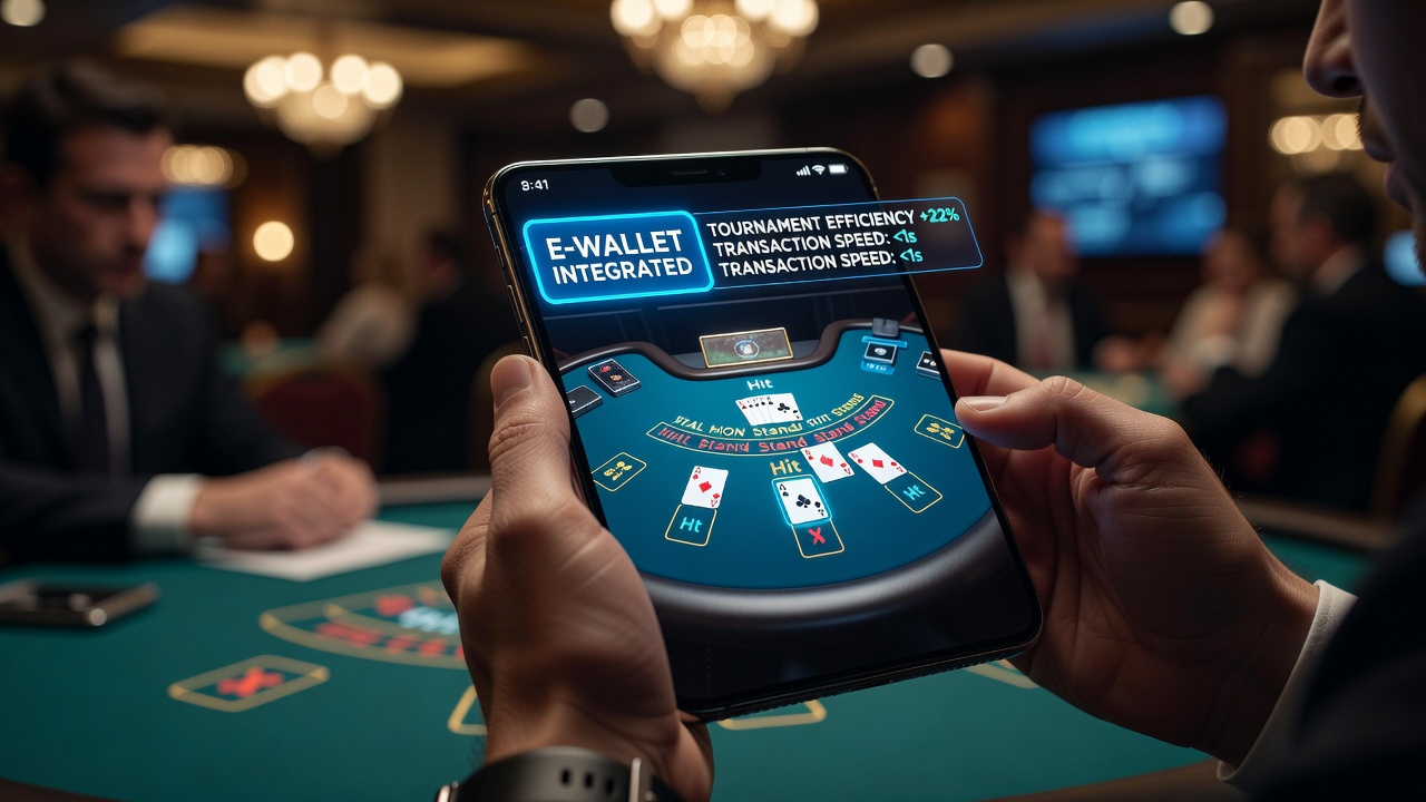 E-wallet integratie in mobiele blackjack toernooien