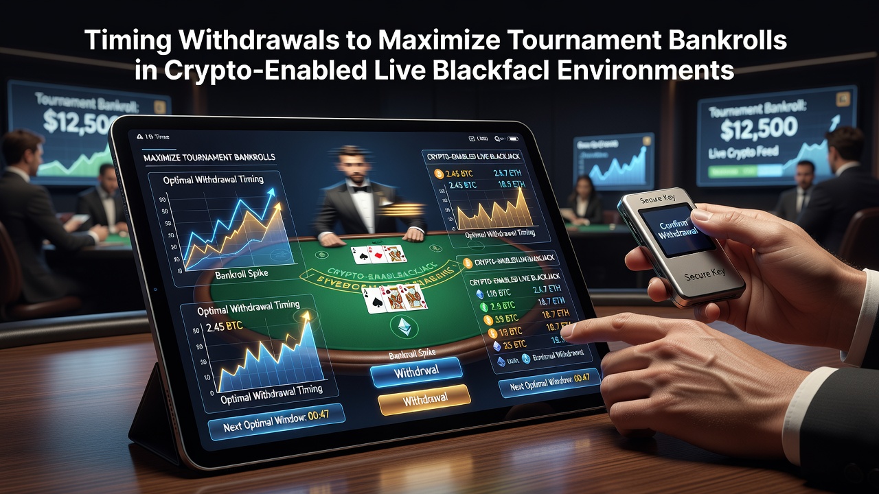 Live blackjack toernooi met crypto transacties op mobiele platforms